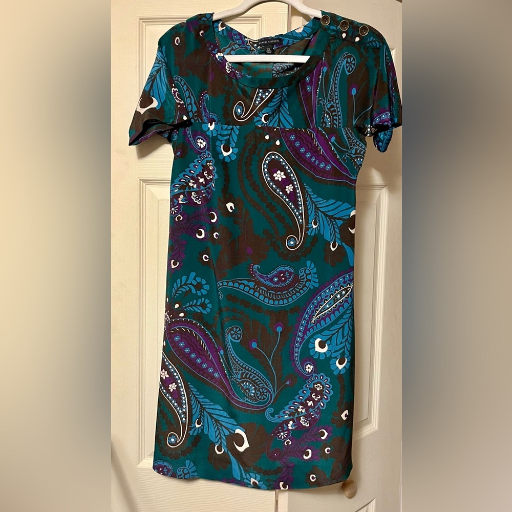 Banana Republic Silk Floral Paisley Dress - XS